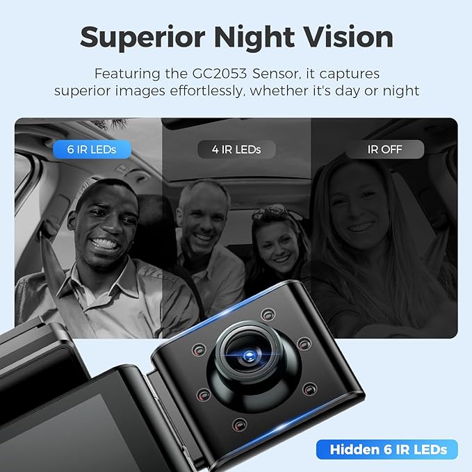 AZDOME 1080P Interior Cam Type-C Interface Cabin Camera for AZDOME M550 Pro-2CH/3CH Dash Cam - AZDOME Official Stores