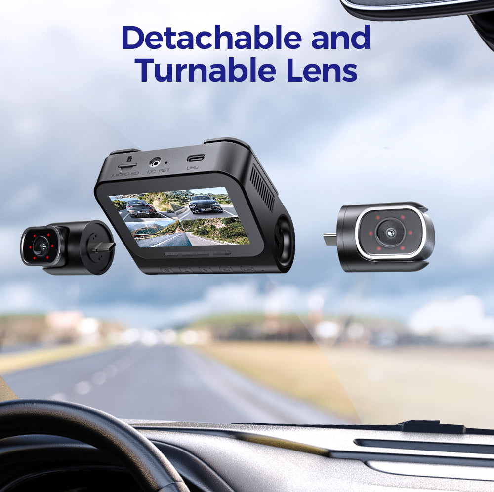 AZDOME M660 4CH Dash Cam 2K with Smart Voice Control 128GB eMMC 24H Parking Mode - AZDOME Official Stores