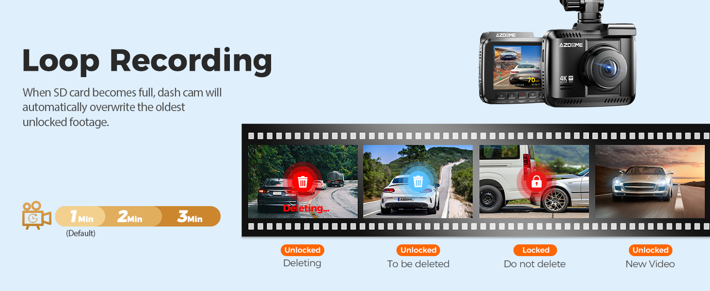 front and rear dashcam 1080P 4K G-sensor black pink car accessories truck bus taxi dash cam camera